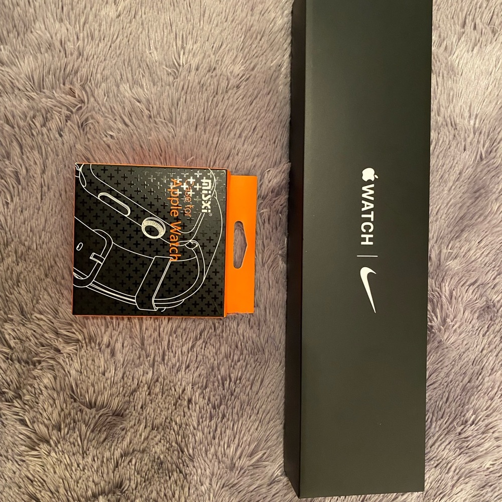 Brand New Apple watch Nike edition barely opened, with free screen protector